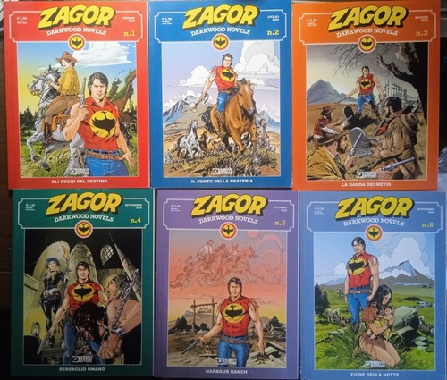 Zagor darkwood novels - zagor,