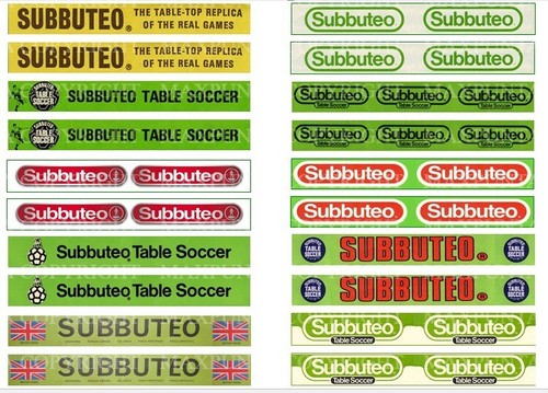 Subbuteo adesivi con - subbuteo,