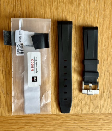 Cinturino gomma m106cd - gomma, 20mm