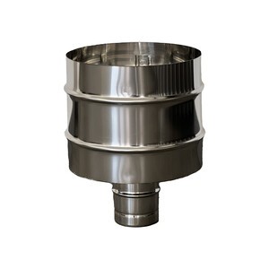 Fumaiolo botte inox tondo - c,