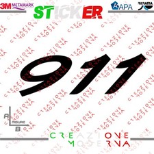 ADESIVO STICKER LOGO 911