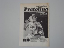 advertising Pubblicità 1971 BAMBOLA GIG PRATOLINA