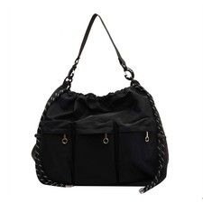Borsa a tracolla in nylon alla