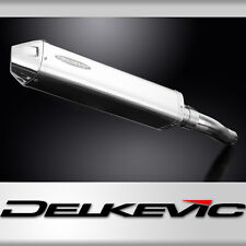 Kit Bidone Silenziatore Scarico Inox Triovale Honda CBR600F 2011-2013 ABS 420mm