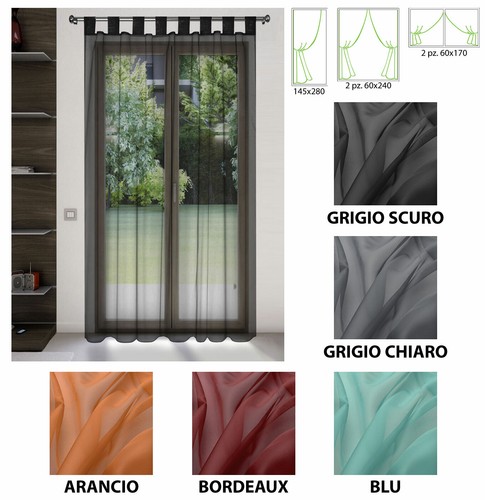 Tenda arredo velata con