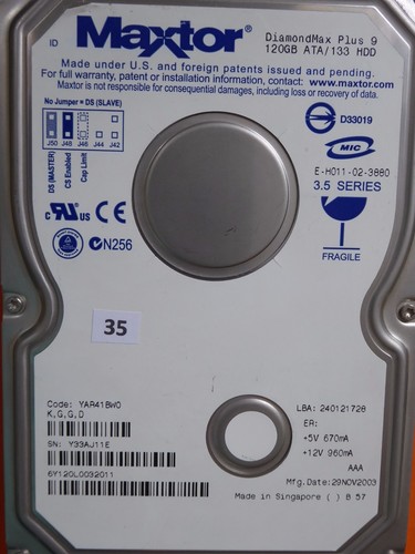 120 maxtor 6y120l0 - 120, |