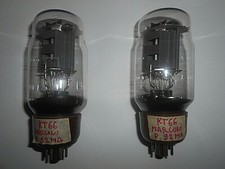 KT66 MARCONI COPPIA USATE  EMMISIONE 92 MA STESSA MARCA 