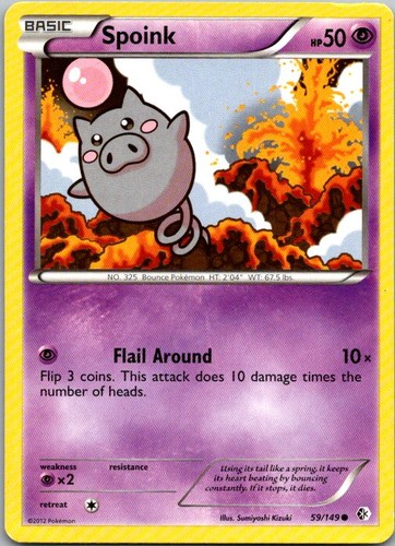 Spoink 149 common - spoink, 59/149