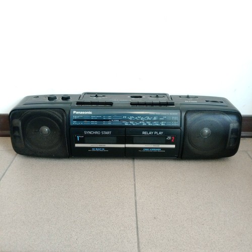 Stereo radio cassette twin - cassette,