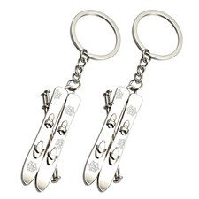  2 Pcs Portachiavi Snowboard Accessori Ciondolo Zaino Keechchain Per Zaini