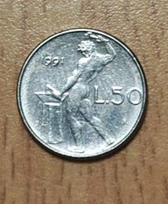 Moneta 50 Lire Piccola 1991