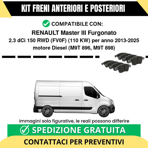 Pastiglie freno ant - ant, +