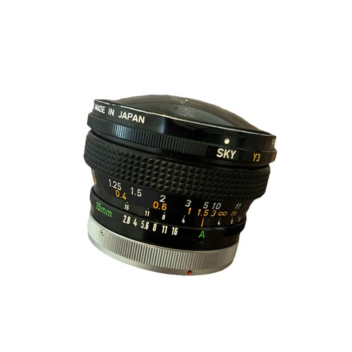Canon fish eye 15mm - fd,