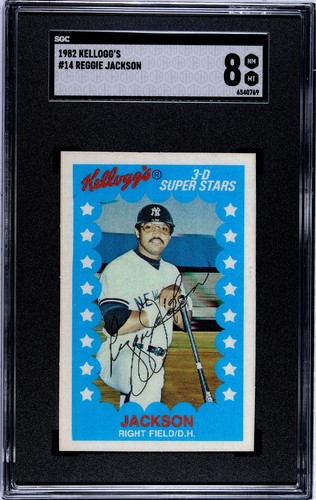 Reggie jackson 1982 kellog - jackson, kellog's