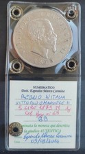 5 LIRE 1875 MILANO SCUDO RE