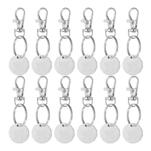 12pcs portachiavi per carrello - 12pcs,