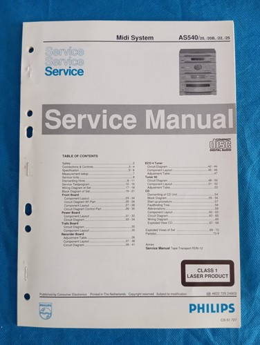 Philips as540 midi system - midi,