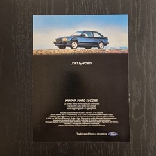 1981 Ford Escort XR3 - Original AD Advertising Pubblicità Vintage