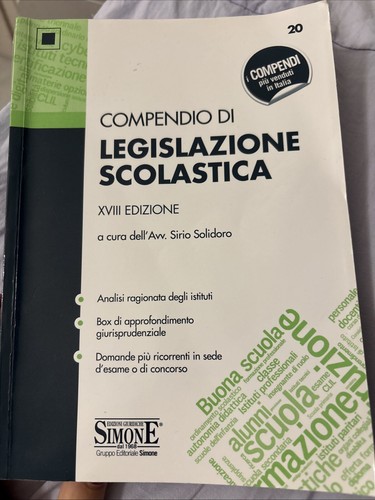Compendio legislazione - compendio, di