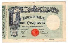 Italie ITALY ITALIA Billet 50