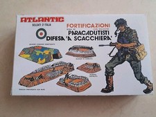 ATLANTIC 703 PARACADUTISTI DIFESA A SCACCHIERA Q.COMP SCATOLA REPLICA SCALA H0