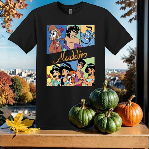 Maglietta disney cute aladin - maglietta,