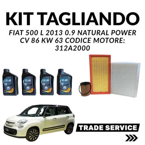 Kit tagliando fiat 500l - , 0.9