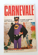 ♥ CARNEVALE numero speciale di BIMBI ELEGANTI 1969 costumi modelli per bambini
