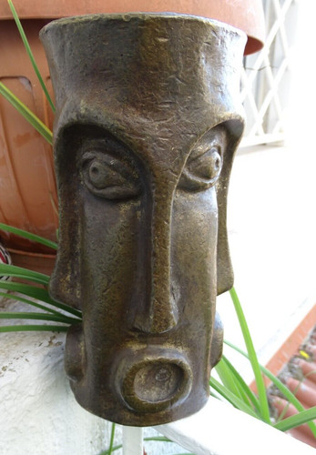 Vaso scultura antropomorfa - vaso,