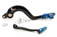 Combo leva cambio e pedale freno AS3 YAMAHA nero/blu WRF250 2006 - 2013