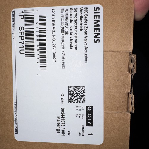 Nuovo siemens sfp71u - siemens, attuatore
