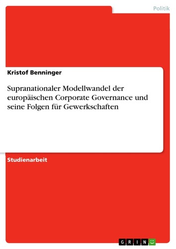 Supranationaler modellwandel - supranationaler,