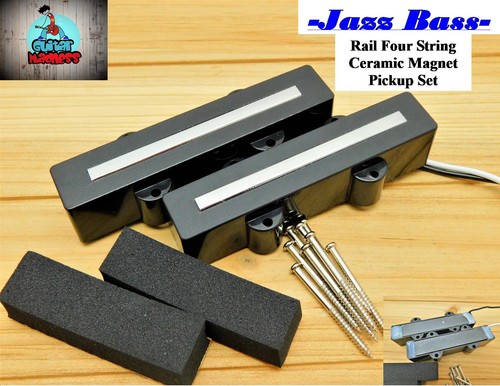 Jazz bass rail pickup set - g.m.,