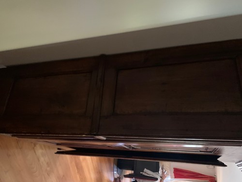 Armadio antico legno - legno, scuro