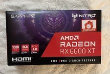 SAPPHIRE Nitro+ Radeon RX 6600 XT 8GB GDDR6 GPU Gaming - PCIe 4.0
