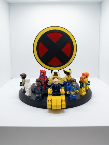 Men minifigure stand - x-men,