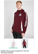 Felpa con cappuccio Adidas Sportswear Newcastle United FC Tiro 24 allenamento taglia attiva - XXXL