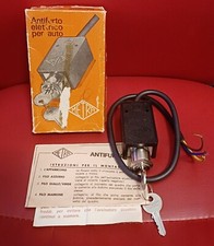 ANTIFURTO ALLARME VINTAGE  ELETTRICO PER AUTO D'EPOCA METRA UNIVERSALE V12-A