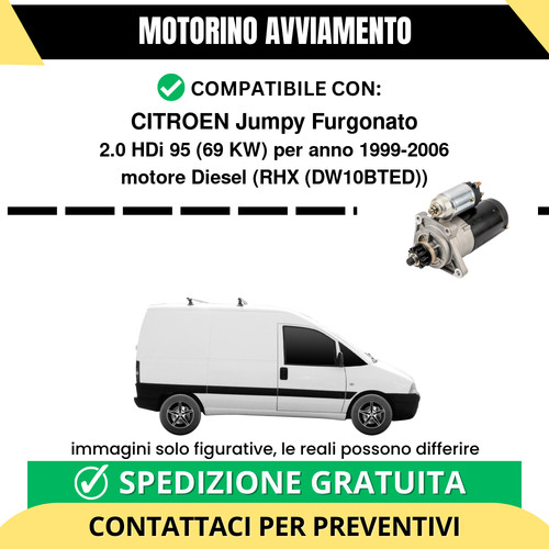Motorino avviamento citroen - avviamento,