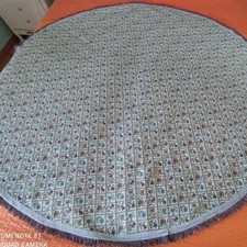 tovaglia  mantovana tessuto gobelin tavolo tondo 150 edelweiss