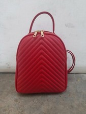 Zainetto Donna Vera Pelle Zaino Donna Trapuntato Made in Italy Misura 26x23x10