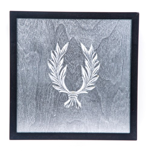 Corona alloro argento - di,