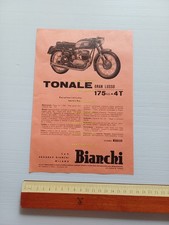 Bianchi Tonale 175 1959 depliant italiano originale