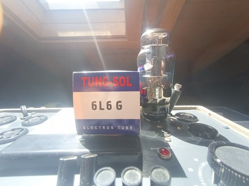 Valvole 6l6g tungsol made - made, in