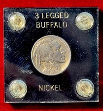 1937 D 3 gambe testa di bufalo