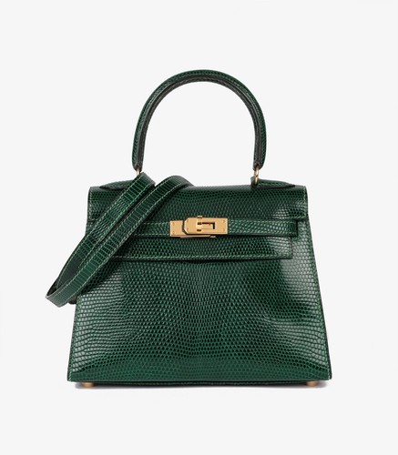 Hermès vert moyen pelle - moyen,