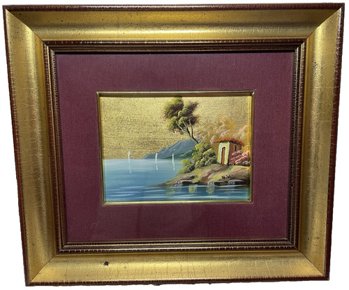 Dipinto quadro casetta sul - dipinto,