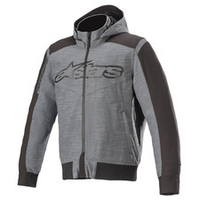 Felpa con cappuccio moto