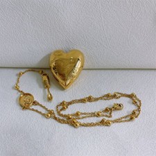 Collana Lana Del Rey Cuore con Cucchiaio LDR Merch Serpenti Catena Serpente Pendente