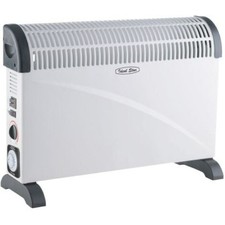 Termoconvettore Ventilato e TIMER stufa elettrica 3 selezioni 750, 1250, 2000 W